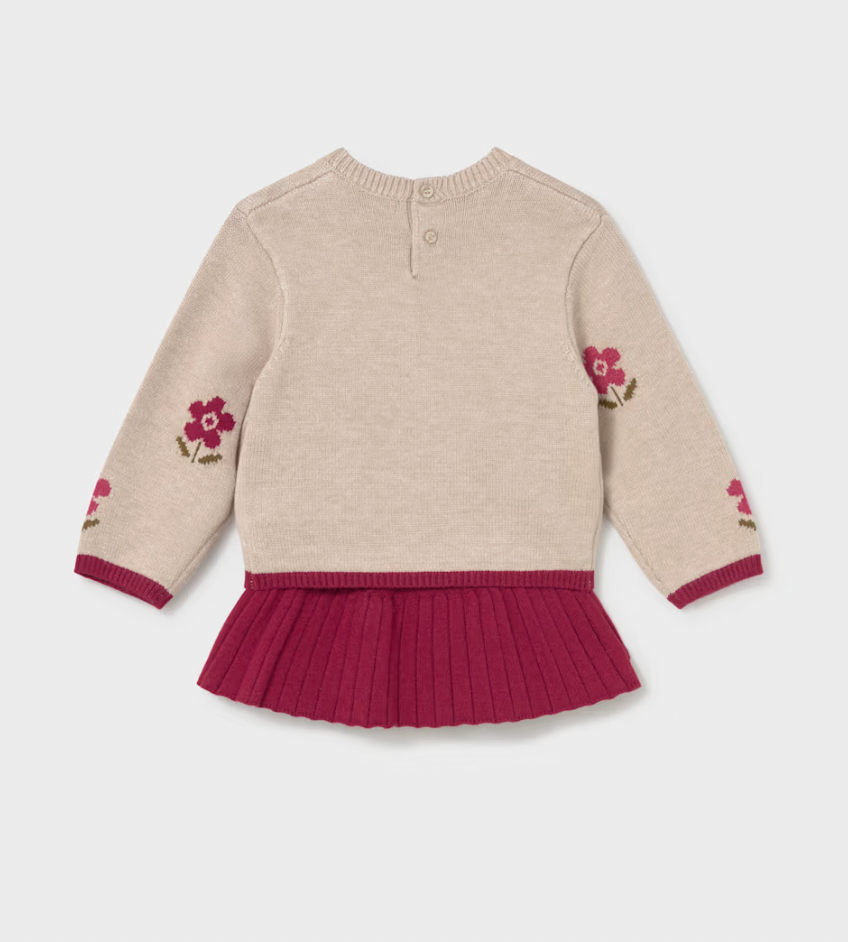 Flower Sweater + Skirt Set
