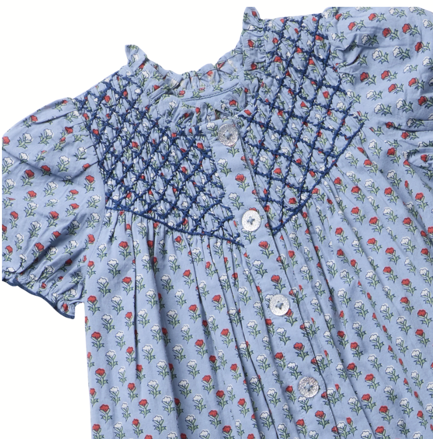 Light Blue Carnation Lucia Dress Set