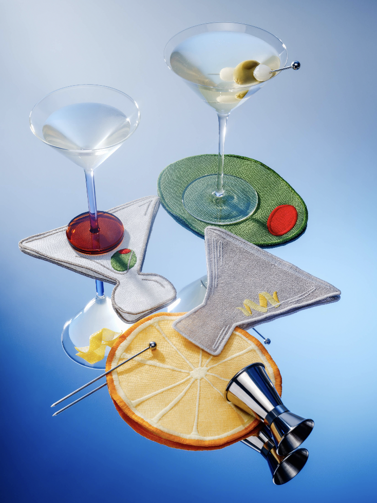 Martini Cocktail Napkins