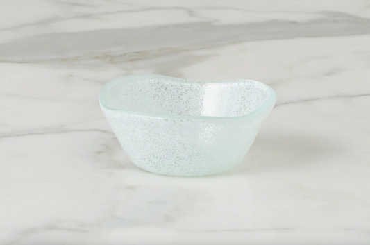 White Glass Dipping Bowl