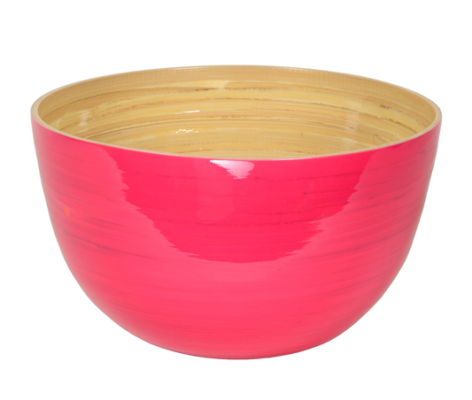 Pink Bamboo Bowl