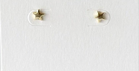 Teeny Gold Star Studs