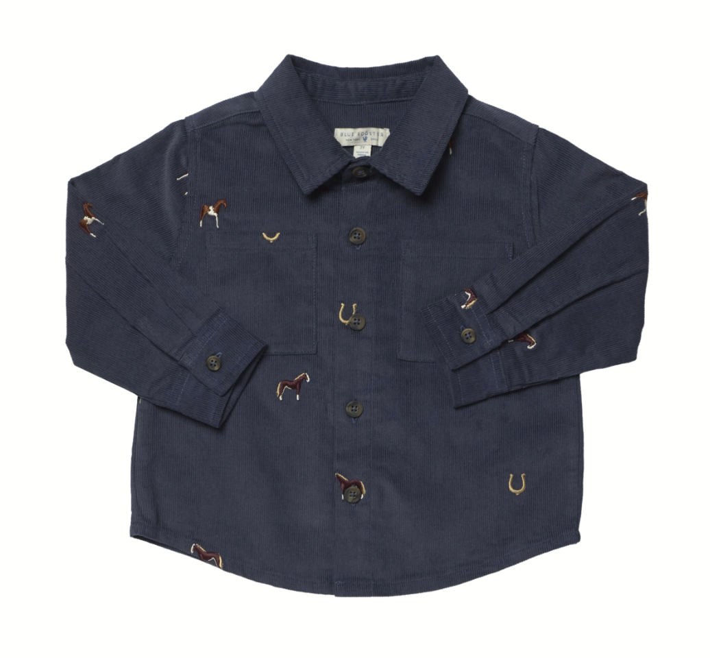 Navy Horse Jack Shirt