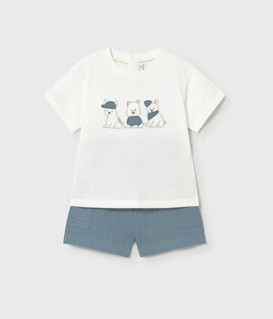 Puppy T-Shirt + Short Set
