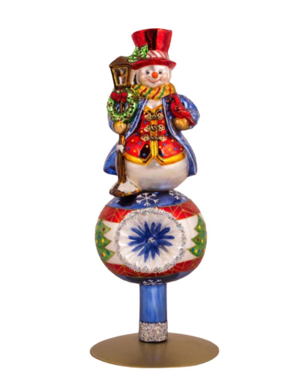 Stylish Snowman Tree Topper