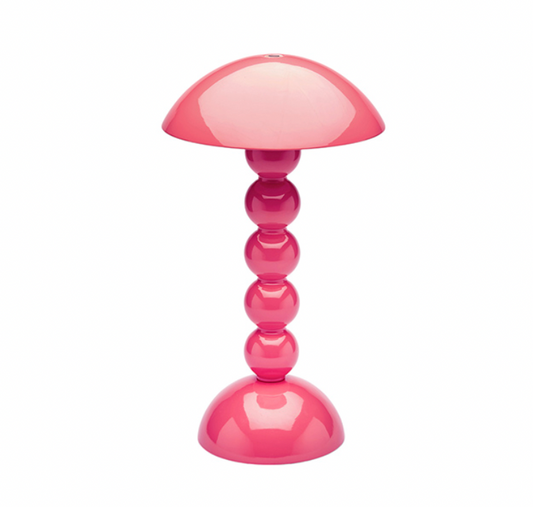 Watermelon Bobbin LED Cordless Rechargeable Table Lamp