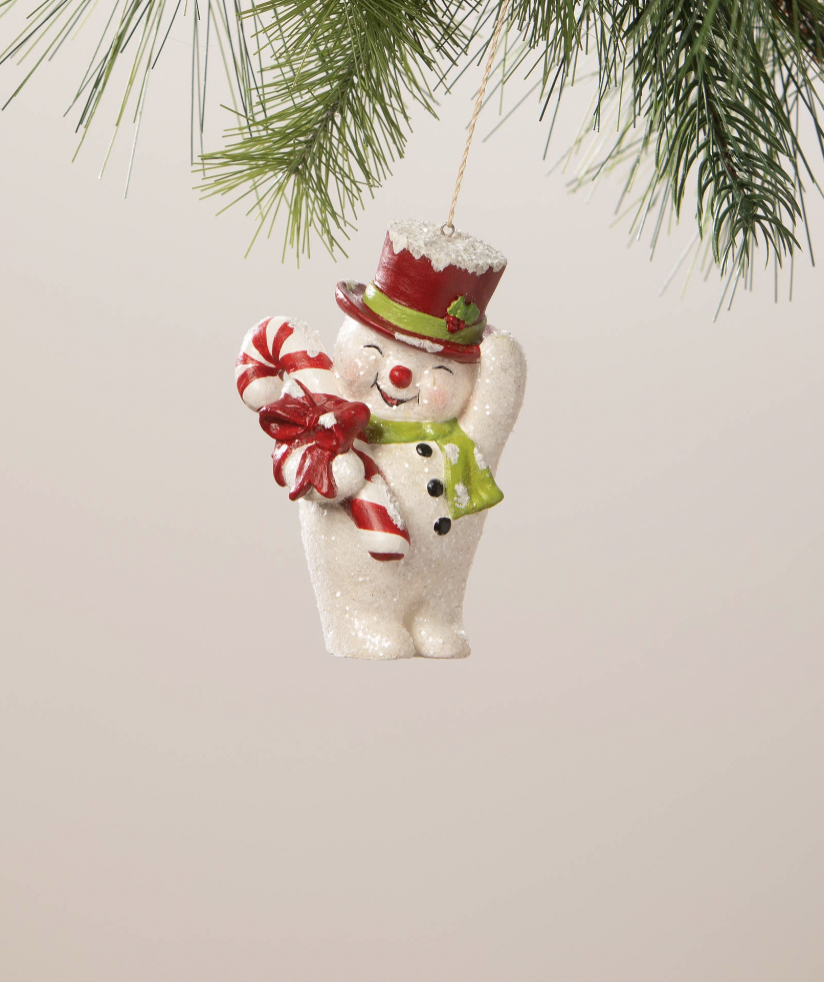 Happy Snowman Ornament