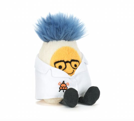 Amuseables Boiled Egg Scientist Outfit