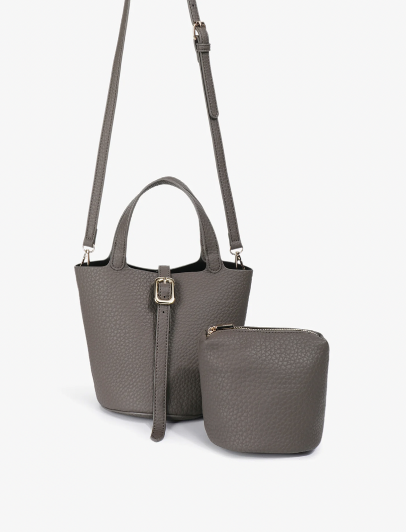 Joya Mini Bucket Bag - Grey