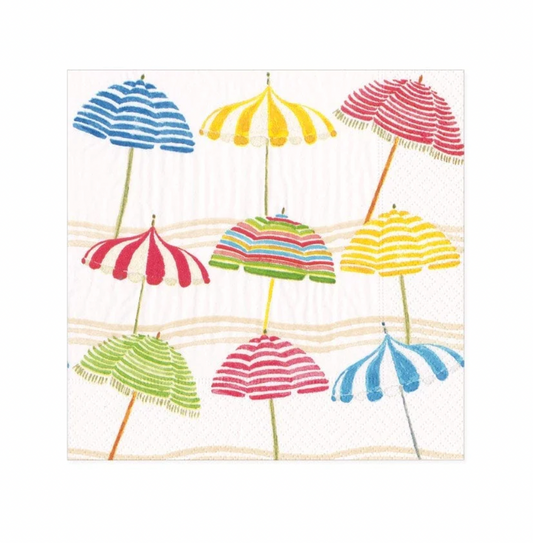 Beach Umbrellas Cocktail Napkins