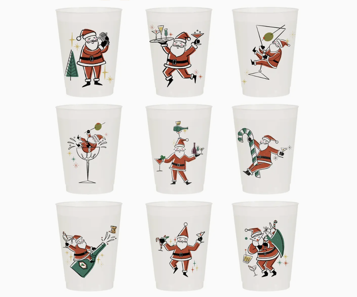 Sippin' Santas Cup Stack