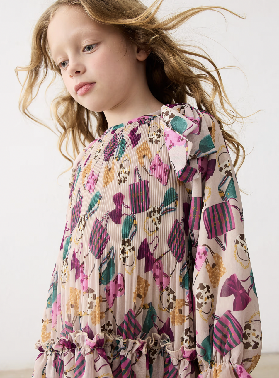 Purses Pleated Dress