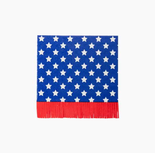 Stars & Fringe Cocktail Napkins