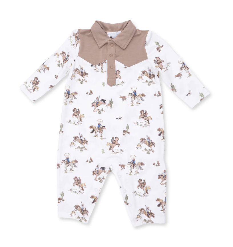 Long Sleeve Cowboy Romper