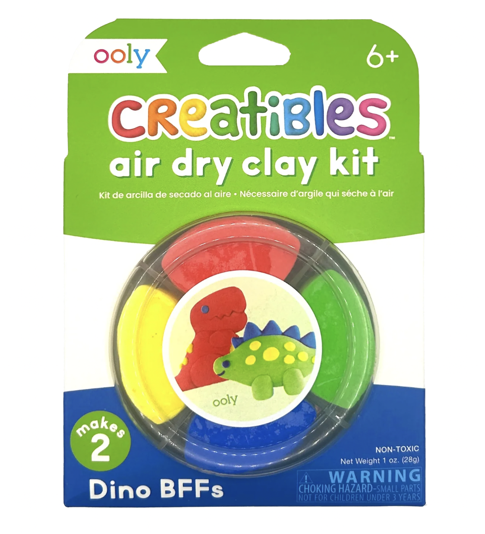 Creatibles Mini Air Dry Clay Kit - Dino BFFs - 2 Designs