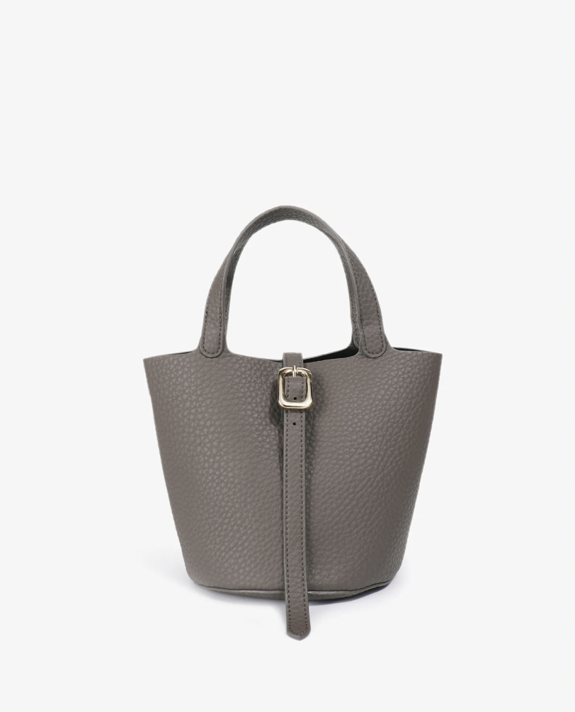 Joya Mini Bucket Bag - Grey