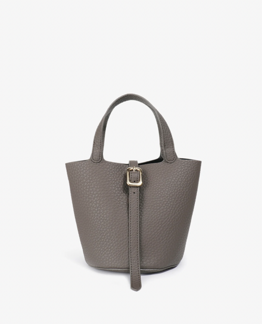 Joya Mini Bucket Bag - Grey