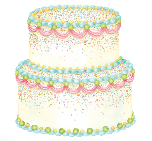 Die-Cut Birthday Cake Placemat