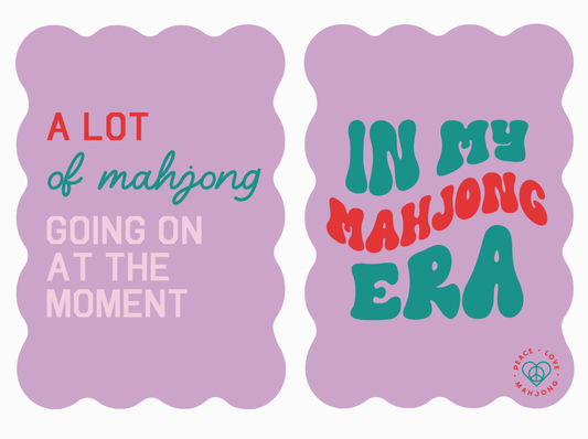 In My Mahjong Era Mahjong Tile Shufflers