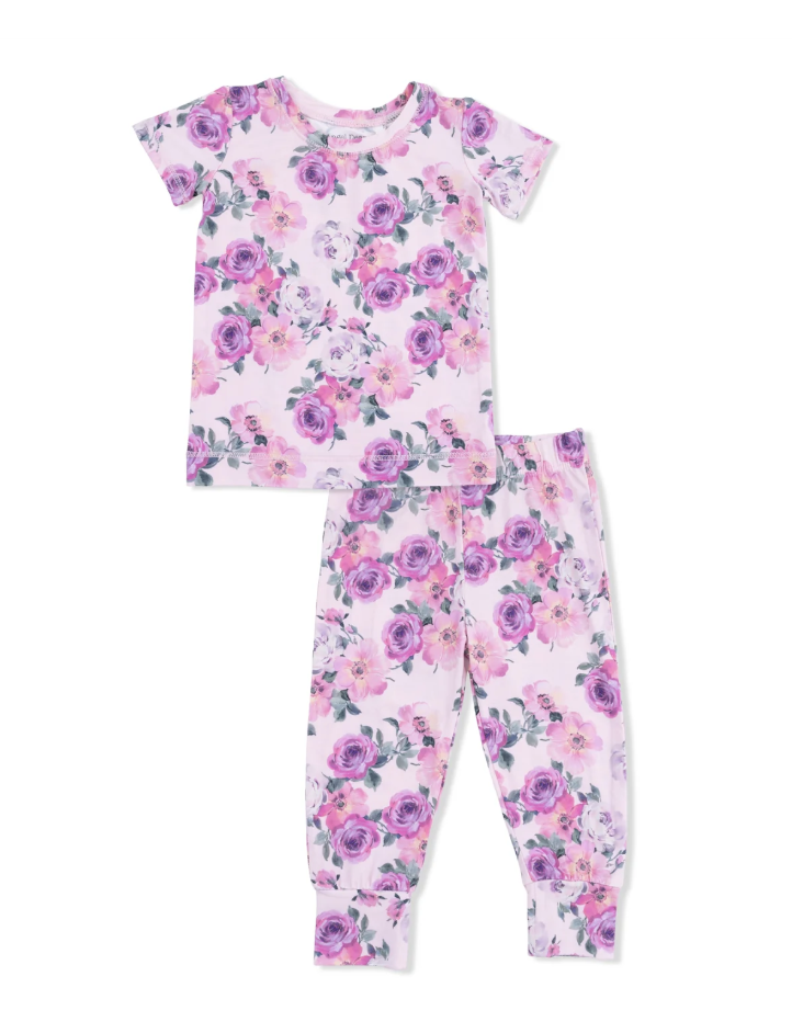 Rose Abundance Short Sleeve Pajama Set