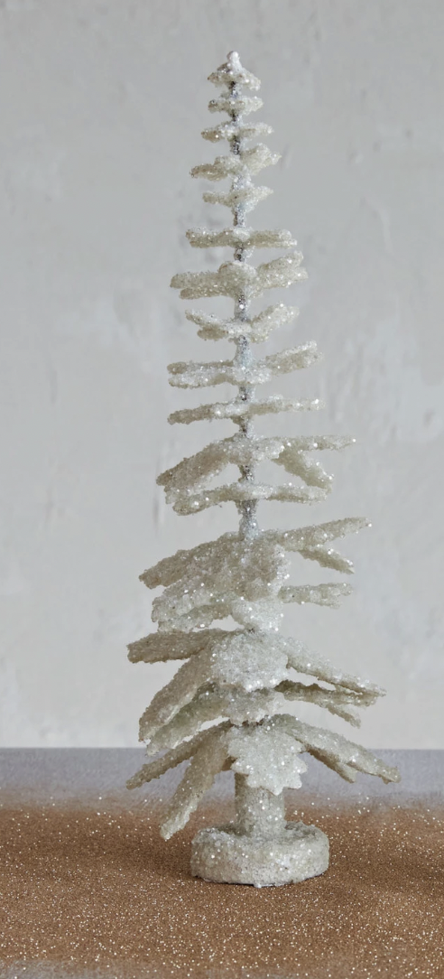 White Glitter Tree