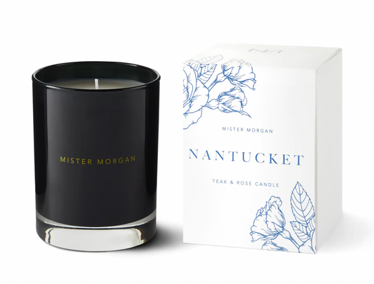 Nantucket Teak & Rose Candle