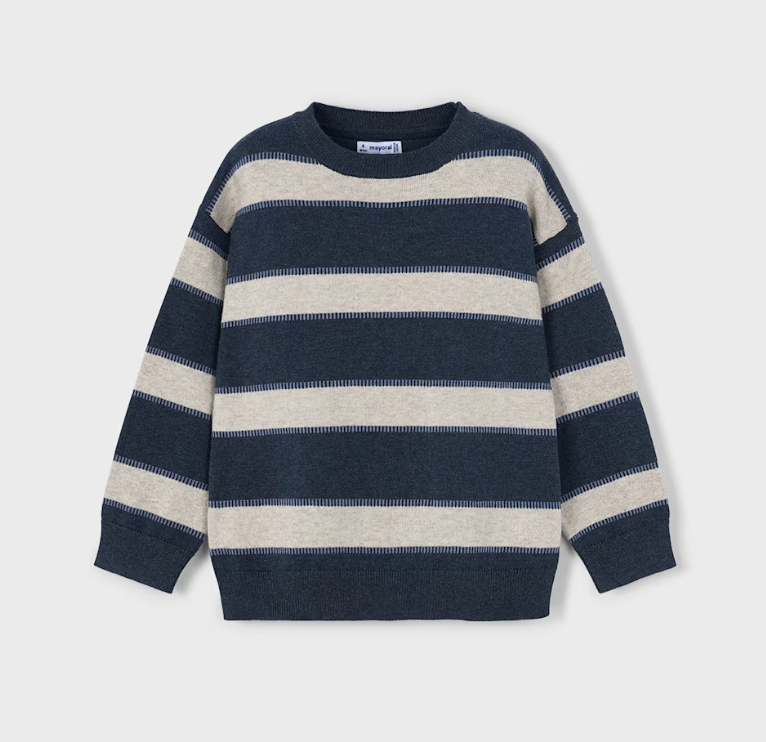Striped Knit Sweater