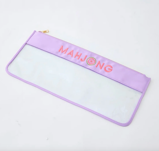 Lilac Mahjong Tile Bag