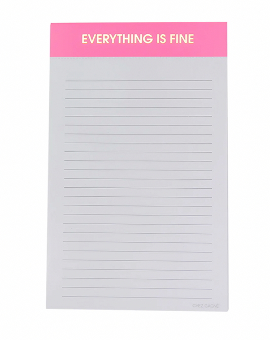 Everything is Fine Notepad