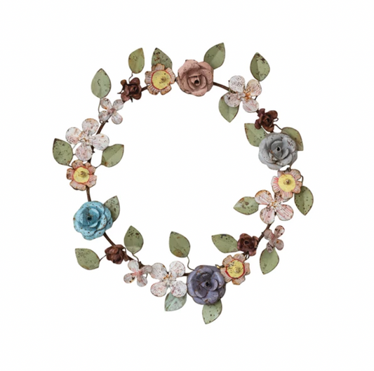 Toleware Floral Wreath