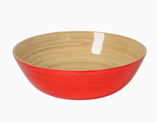 Orange Classic Bamboo Bowl