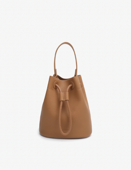 Capucine Crossbody Bucket Bag - Palomino