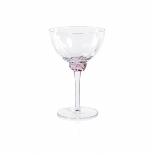 Colette Martini/Cocktail Optic Glass - Blush
