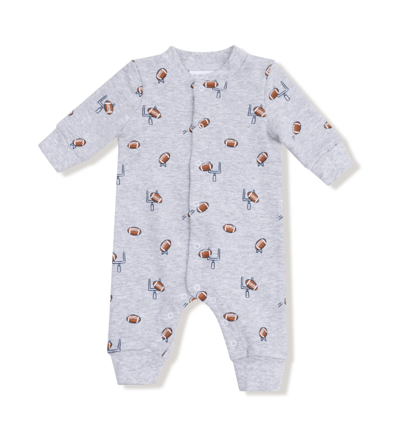 Field Goal Baseball Collar Romper