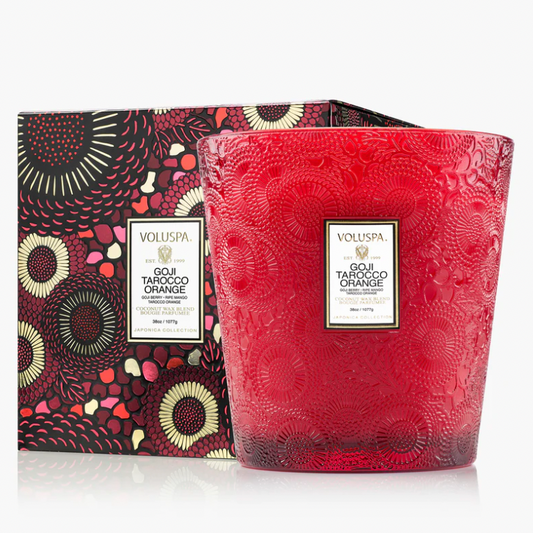 Goji Tarocco Orange 3 Wick Hearth Candle