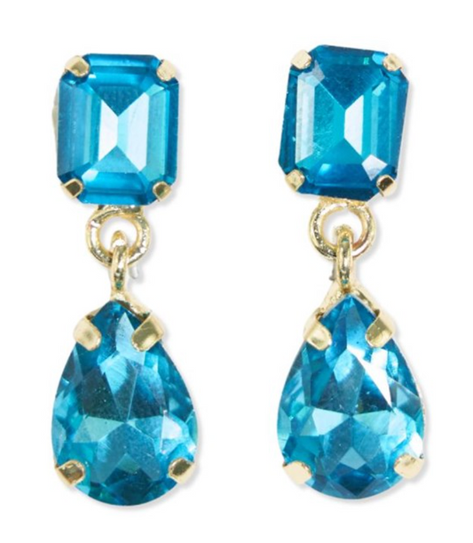 Turquoise Prism Earrings