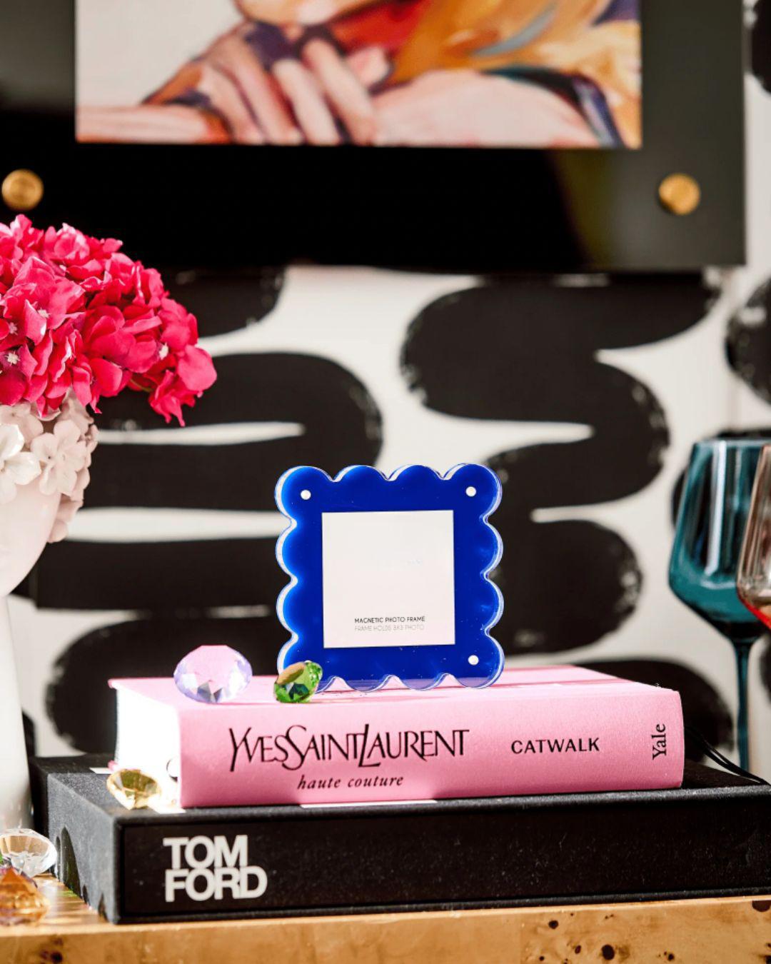 Royal Blue Mini Acrylic Picture Frame