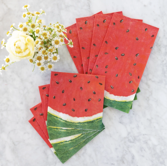 Watermelon Cocktail Napkins