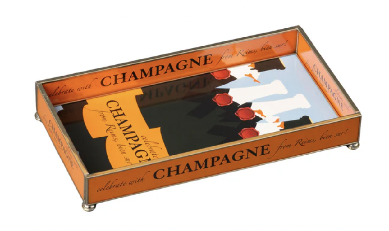 Celebrate With Champagne Luxe Decorative Tray