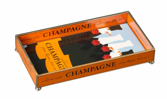 Celebrate With Champagne Luxe Decorative Tray