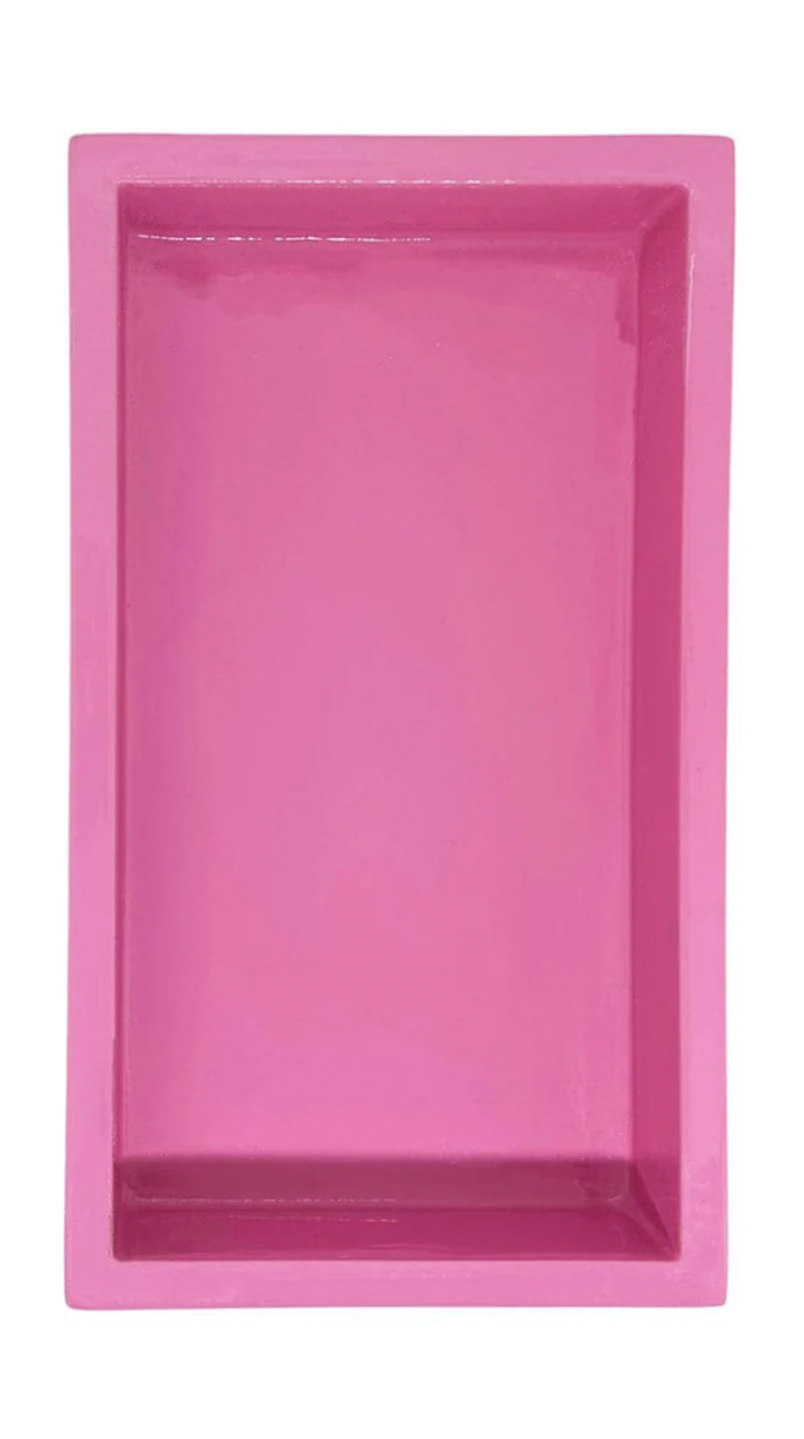 Pink Bamboo Guest Towel Holder