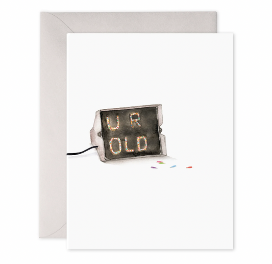 Lite Brite Birthday Card