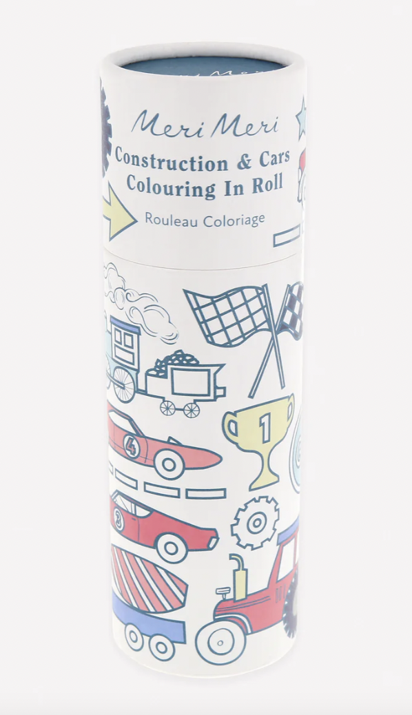 Construction & Cars Coloring Roll
