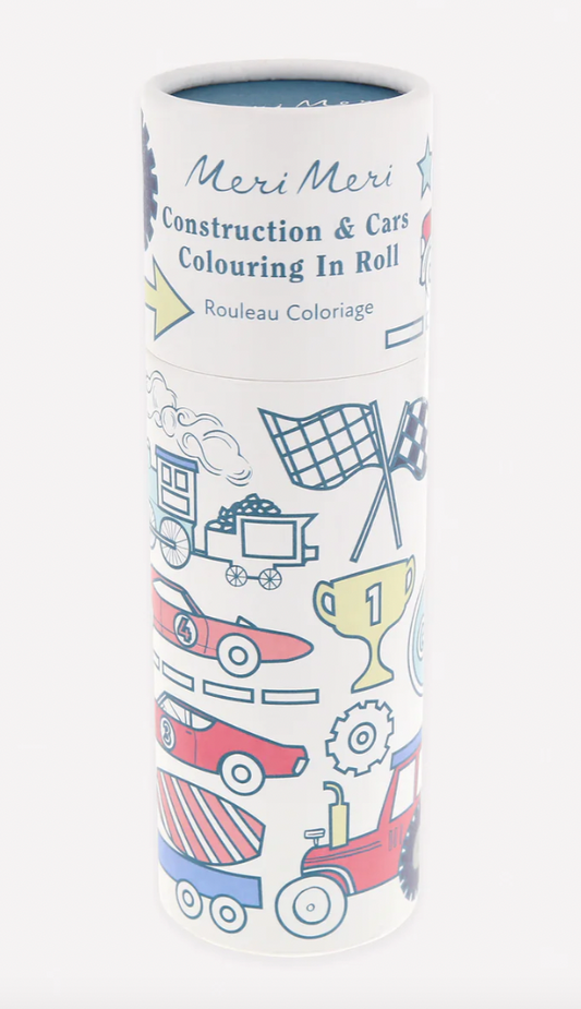 Construction & Cars Coloring Roll