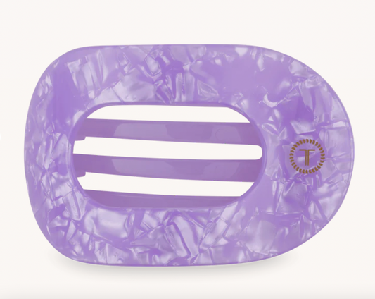 Lavender Mist Large Flat Round Hair Clip