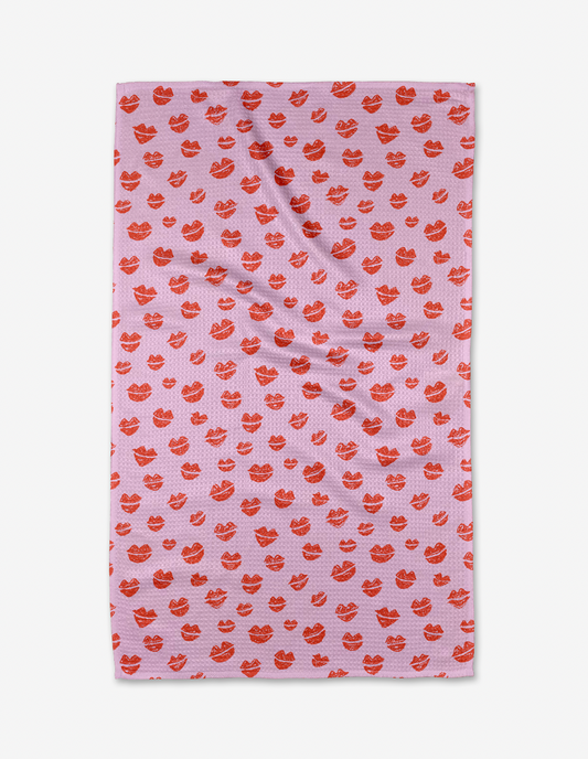 Blowing Kisses Tea Towel