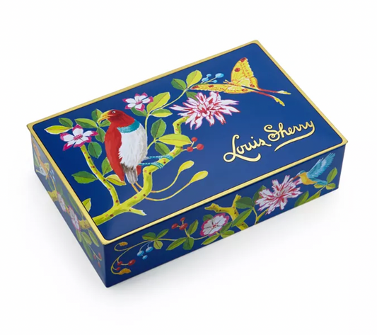 Harrison Howard Bird & Butterfly Jewel Box 12-Piece Candy Tin