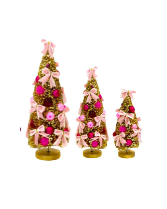 Tinsel Town Tree - Pink/Gold