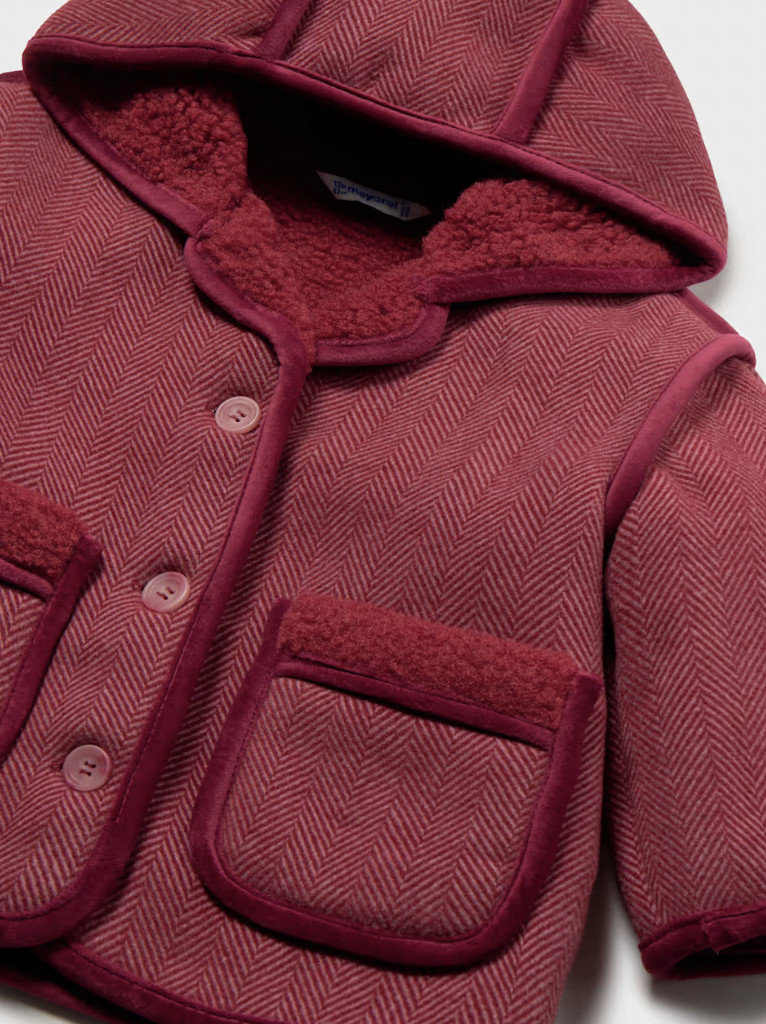 Hooded Coat with Pockets