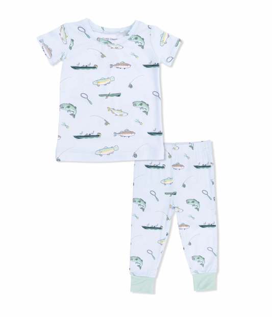 Fishing Short Sleeve Loungewear Set